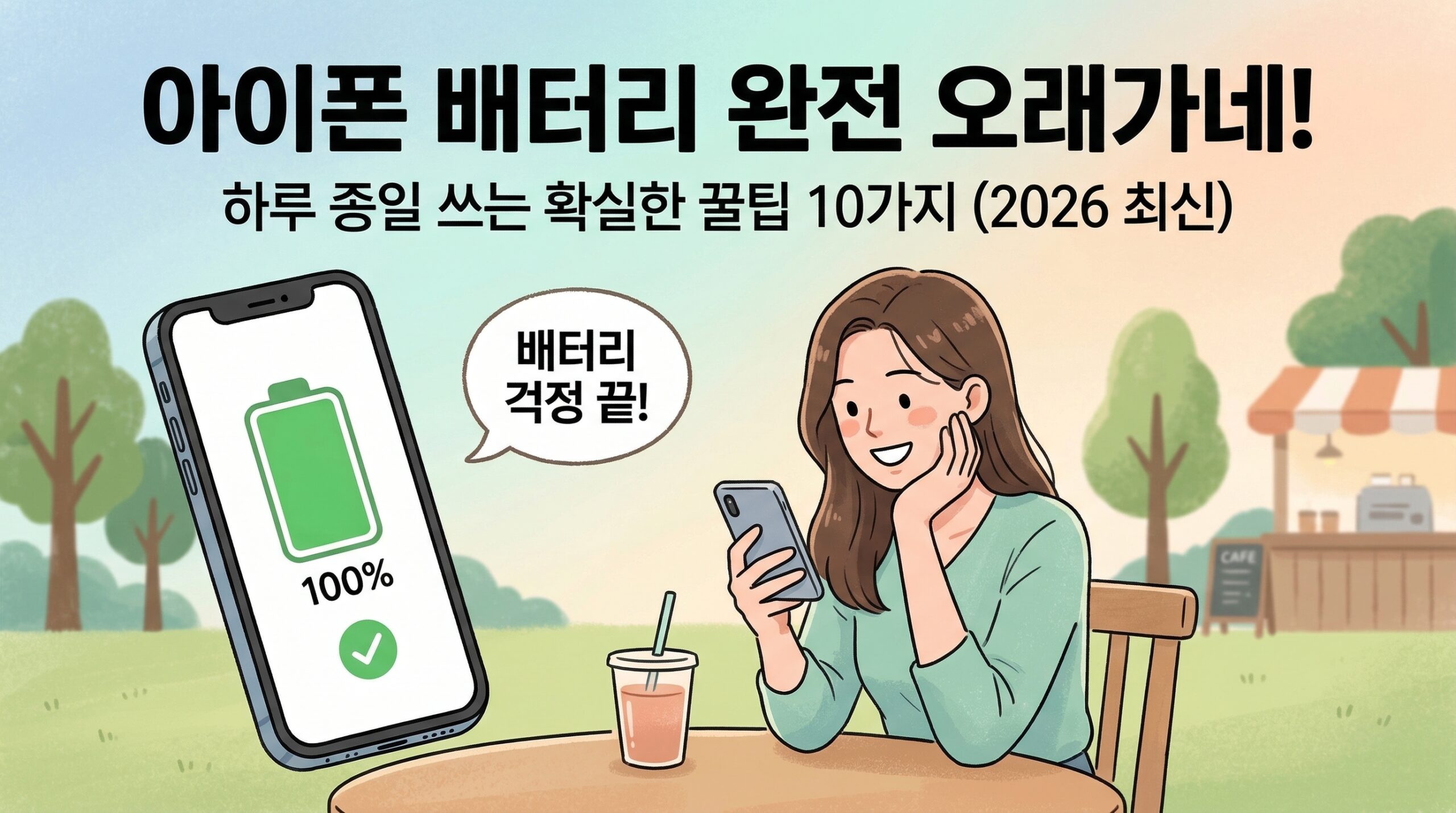 아이폰 배터리 절약 설정 10가지 하루 종일 쓰는 확실한 꿀팁 (2026년 최신) 썸네일