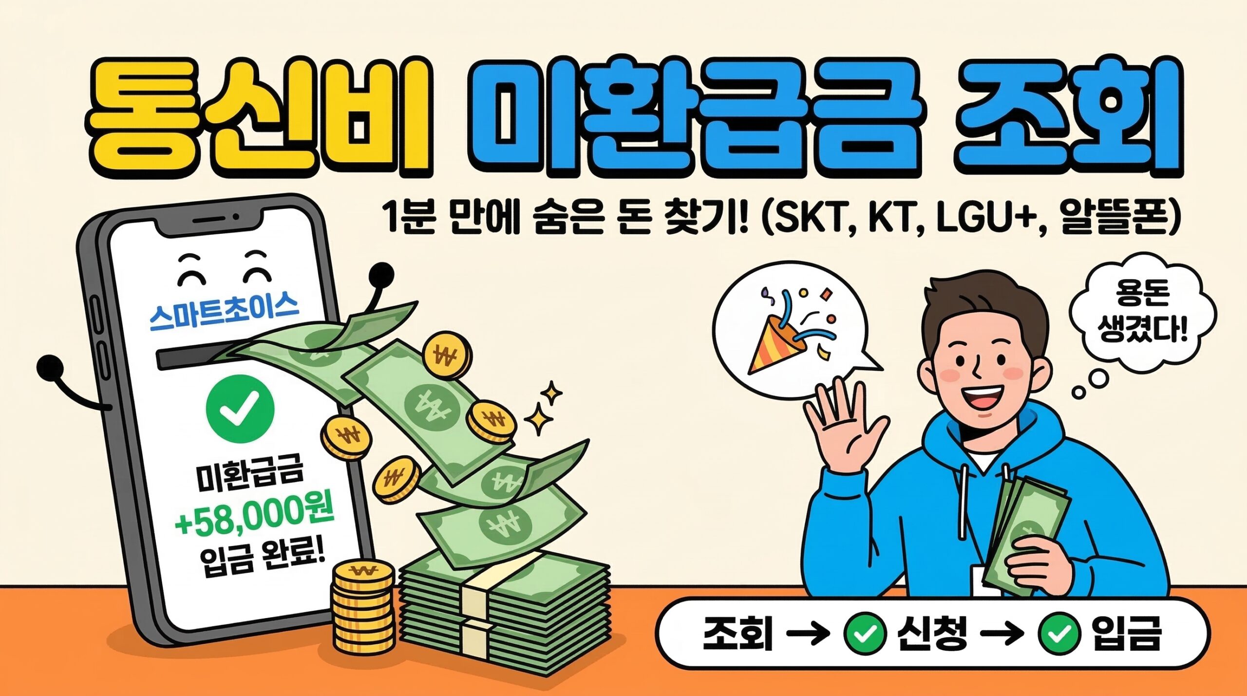 통신비 미환급금 조회 및 스마트초이스 환급 방법 썸네일